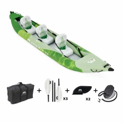 Promo ✨ Kayak Alice's Garden Canoë Kayak Betta 3p Gonflable Trois Places 15’7" Avec Pompe Haute Pression. Sac 🔥 -Boutique SEAC 948393913d3245b28133ca84d1d0de27