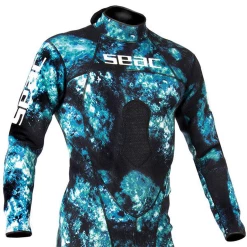 Tout neuf 👏 Plongee Seacsub Seacsub Body Fit Camo 1.5 Mm BLEU ⭐