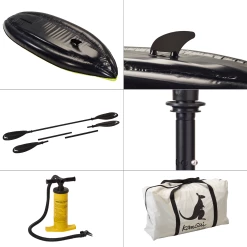 Bon marché ✨ Kangui Canoë Kayak Gonflable Maui 1 À 2 Places + Pagaie + Sac Transport + Pompe Double Action+ Kit De Réparation 👏 -Boutique SEAC e562ee9c3069494797b5b2bd02a3964c