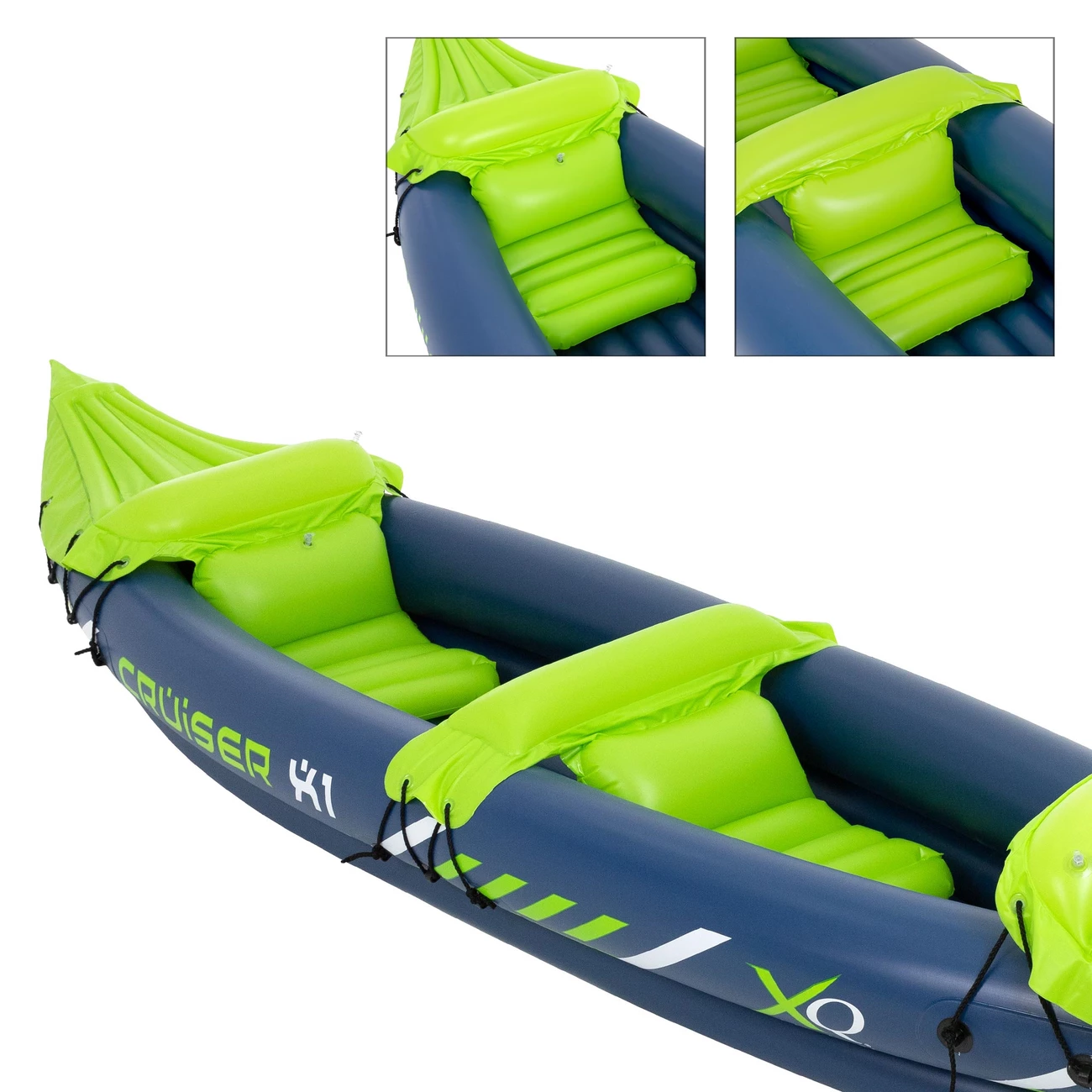 Acheter ✔️ Kayak Xqmax Xq Max Kayak Cruiser X1 325x81x53 Cm Bleu Et Vert 👏 6 Acheter ✔️ Kayak Xqmax Xq Max Kayak Cruiser X1 325x81x53 Cm Bleu Et Vert 👏 – Image 4